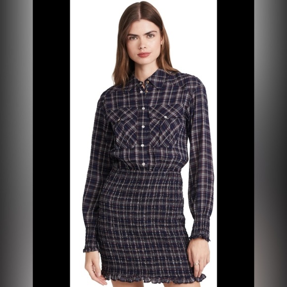 Veronica Beard Melnar Plaid Dress size 12 - Picture 1 of 12